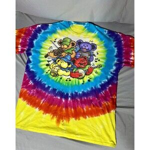 Liquid Blue Grateful Dead Big River Jamboree Tie Dye Shirt Size 3XL